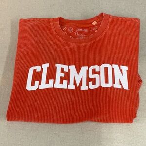 EUC Woman’s long sleeve Pressbox “Clemson” sweater with thumb holes